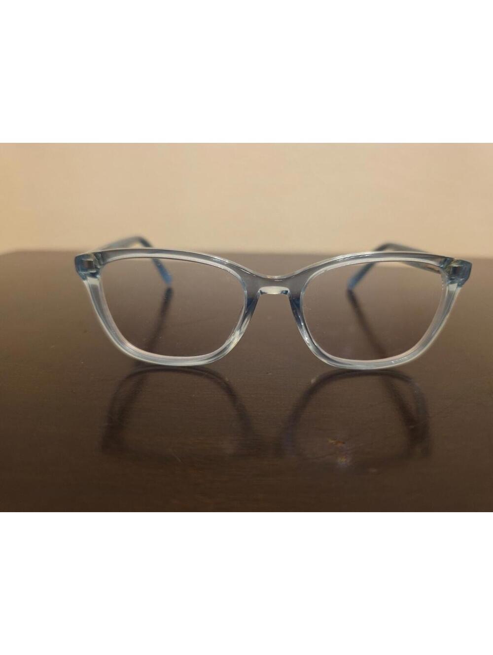 Kate Spade PIA Eyeglasses Women Blue Square FRAMES ONLY